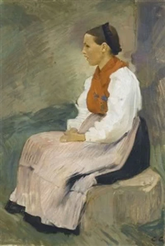 Charles Giron - Moglie di Hasli